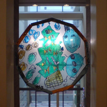 「ステンドグラス・作/ゆうき5才」 ~アンフィニ・ビー福岡天神店~