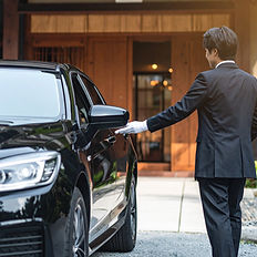 車での送迎