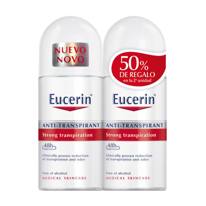 "Eucerin Desodorante Antitranspirante Roll-On 2x50ml	"