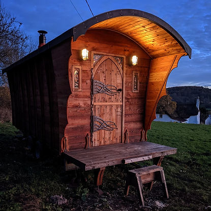 Wagon, Devon, rowan Strickland, handmade