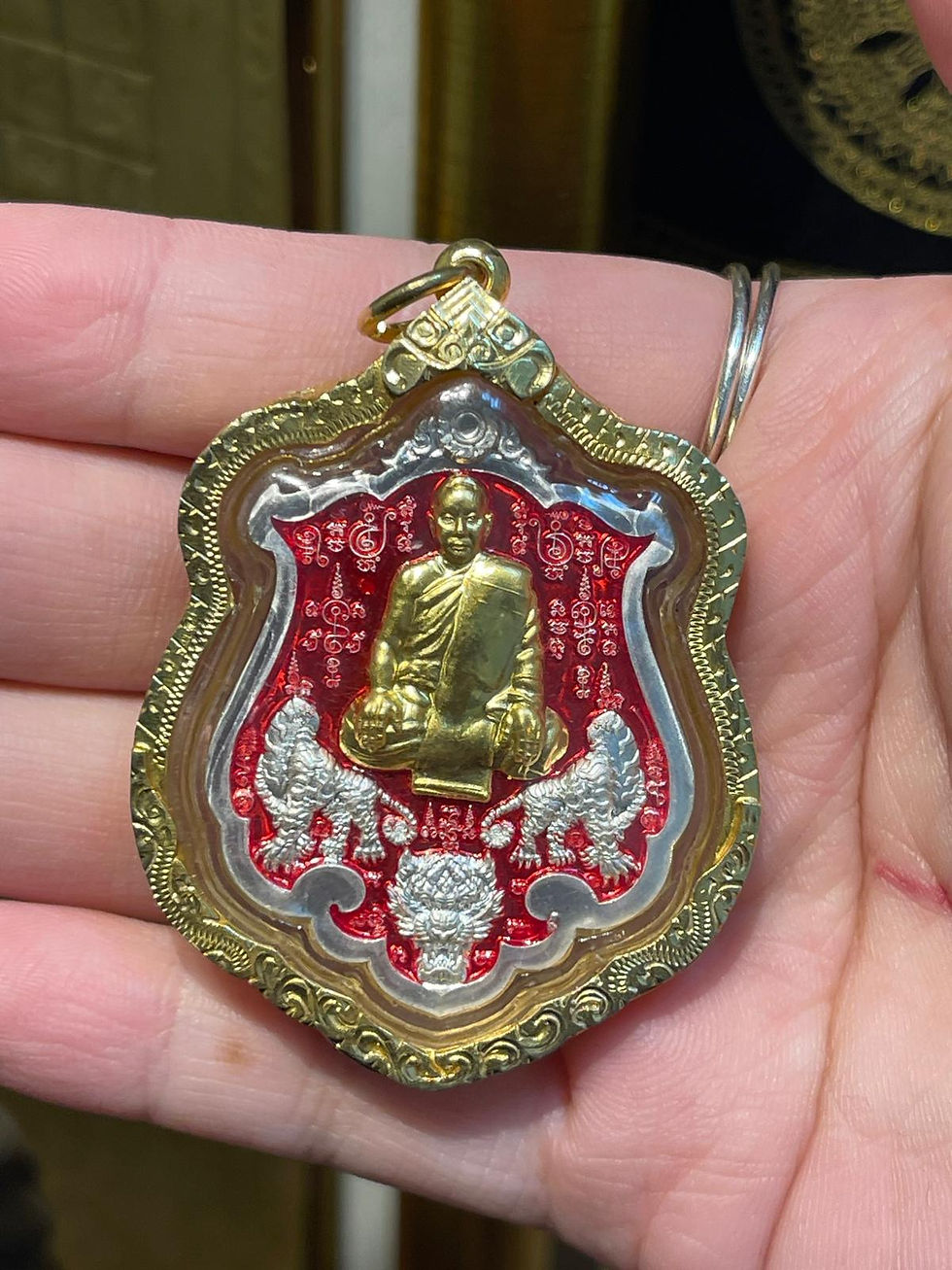 縮圖：⚜️龍婆趁乃 2565年 屈古那江 斷頭虎後守財虎自身⚜️