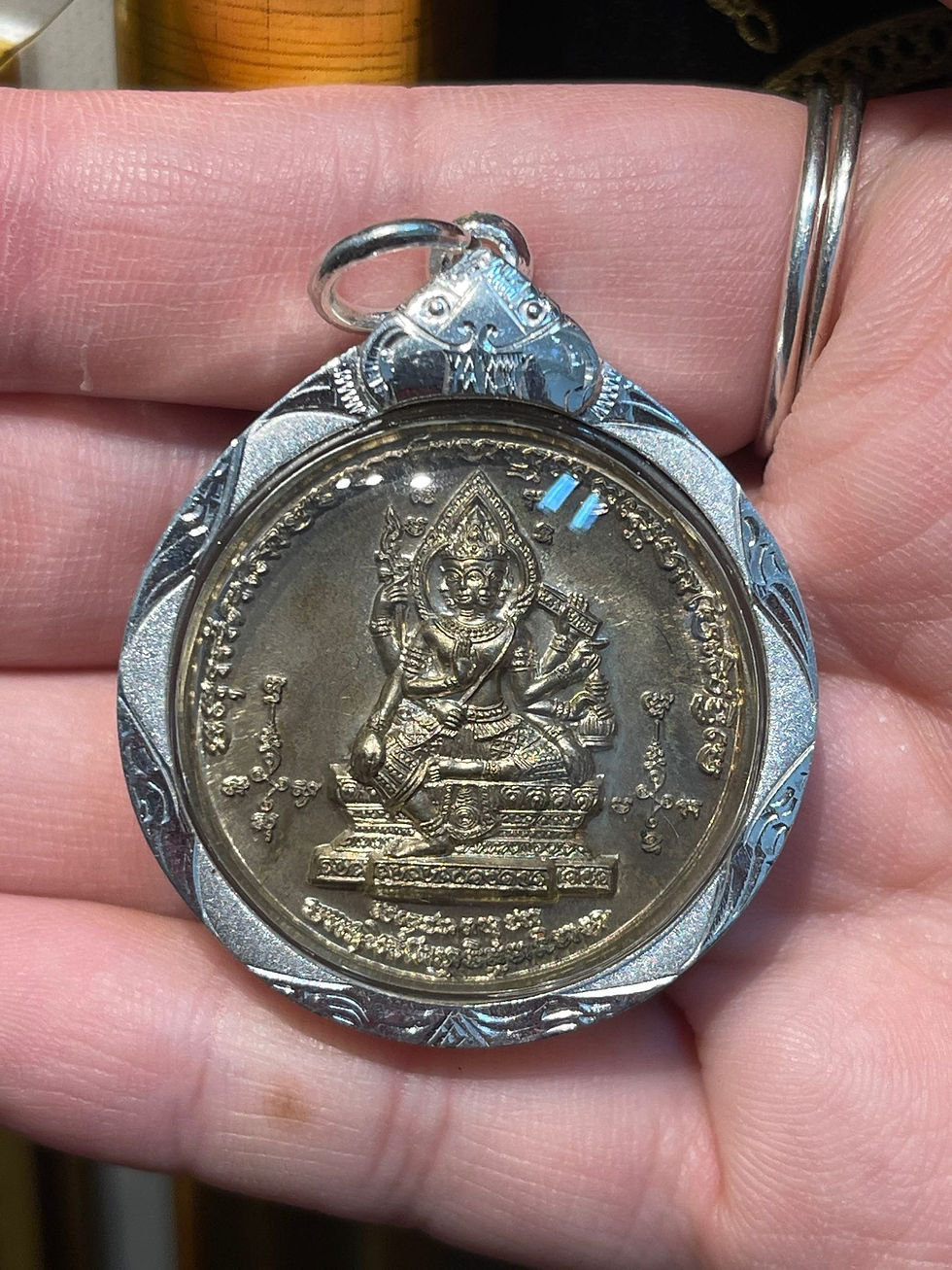 ⚜️阿贊刁 2545 屈文利春近 金屬版四面神⚜️