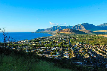 Landscape image of O'ahu island