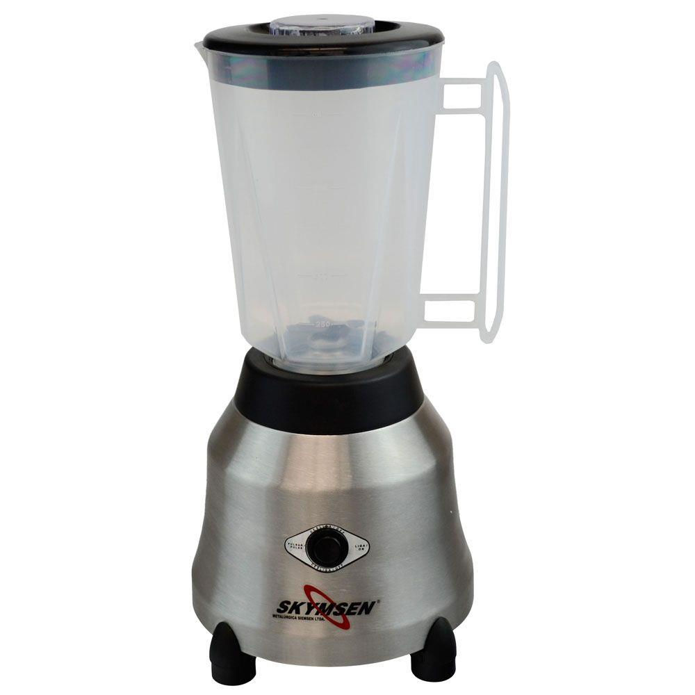 LIQUIDIFICADOR INOX COPO PLÁSTICO - ALTA ROTAÇÃO -1,5 L - LT-1,5-N