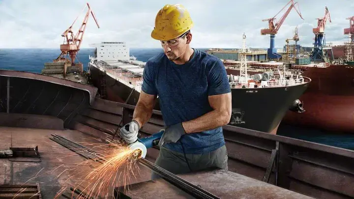 Miniatura: ESMERIL ANGULAR GWS 9-125P PROFESIONAL