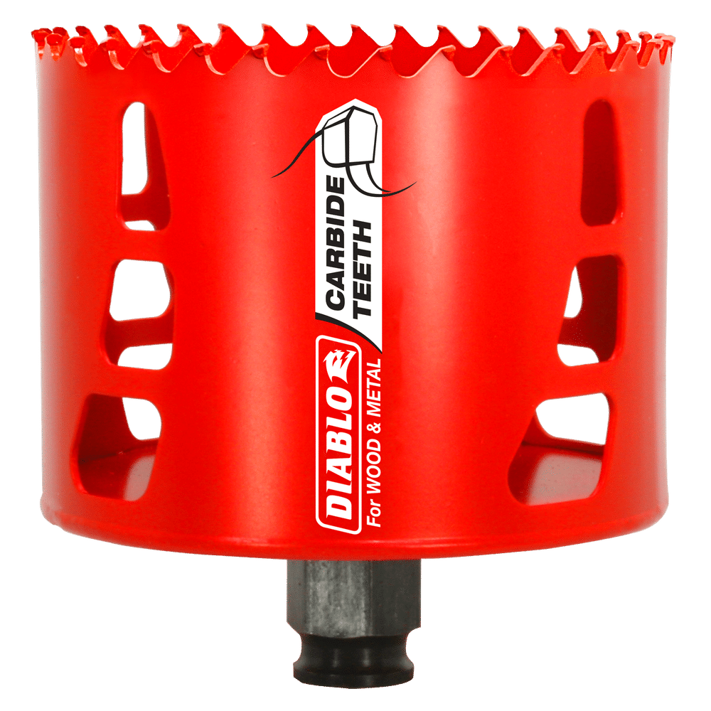 Sierra copa para madera y metal con punta de Carburo de 3-1/2"  DHS3500CT