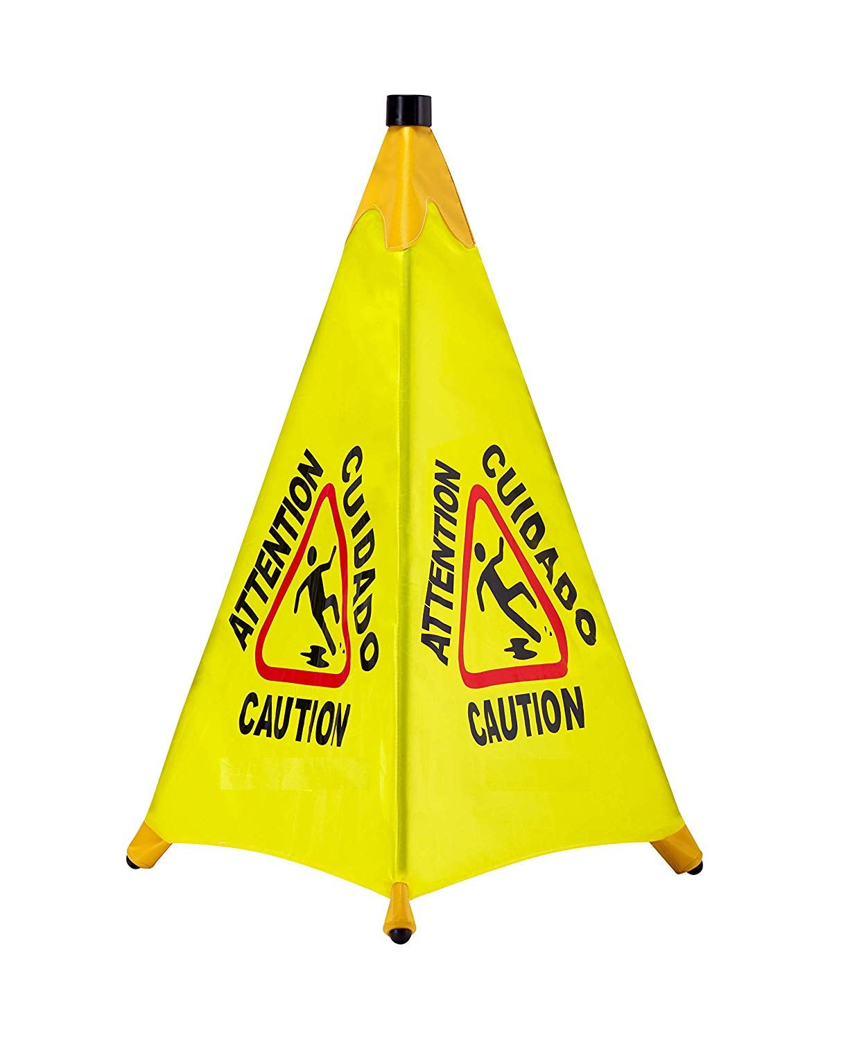 Cono portatil, tres caras, 30" de altura
