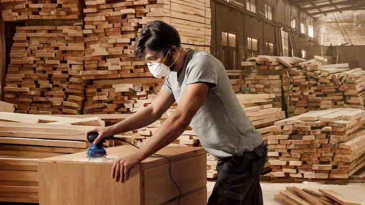 Miniatura: LIJADORA ORBITAL GSS 140 PROFESIONAL