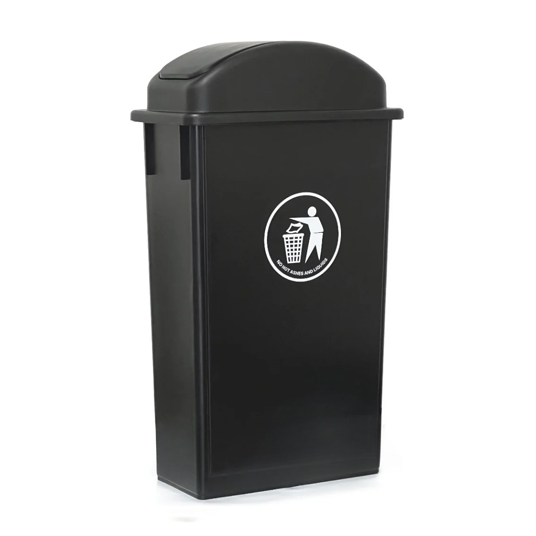 Basurero Slim 90 Litros, con Tapa Vaivén