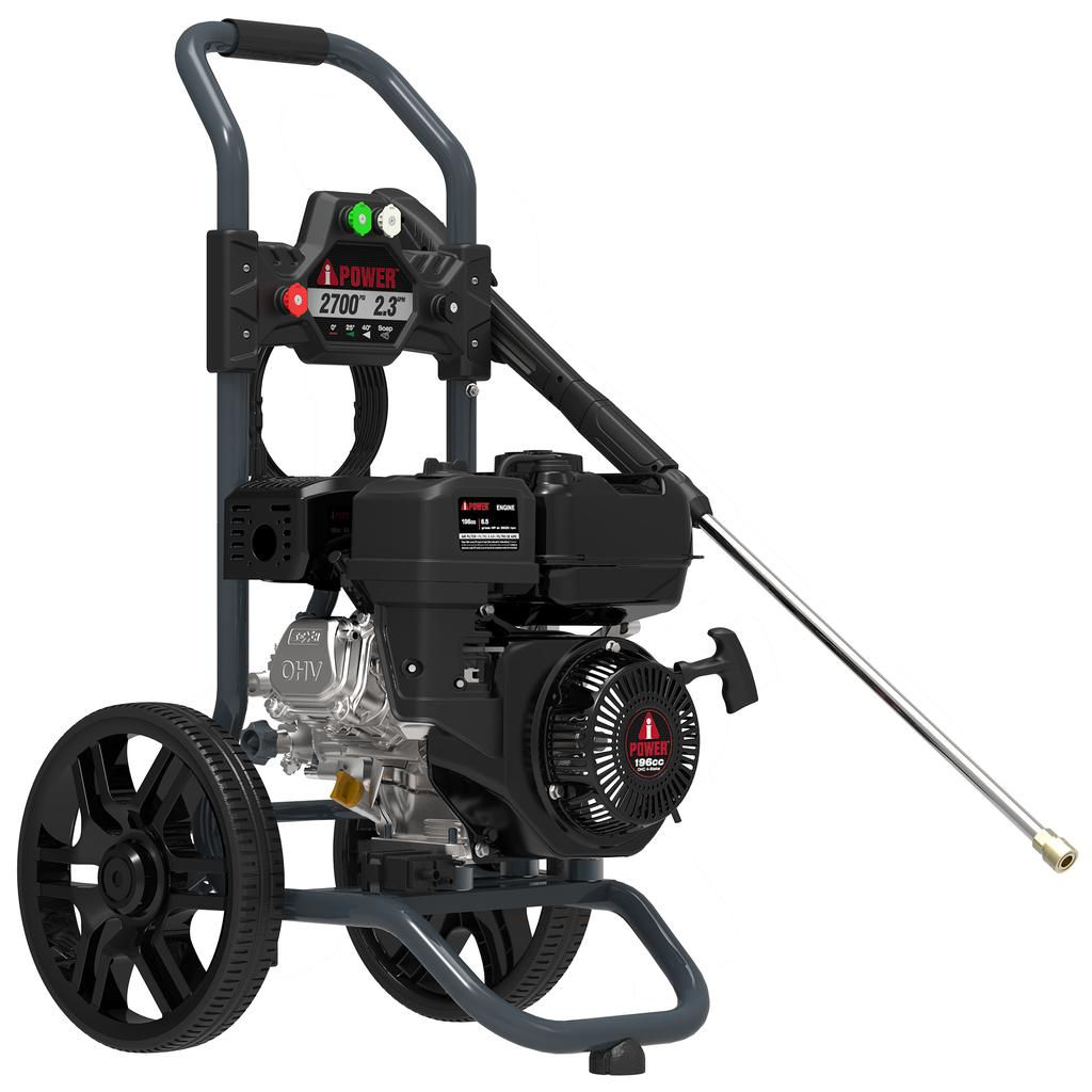 A-iPower Lavadora de Alta Presión a Gas. 2.3 GPM / 2,700 PSI