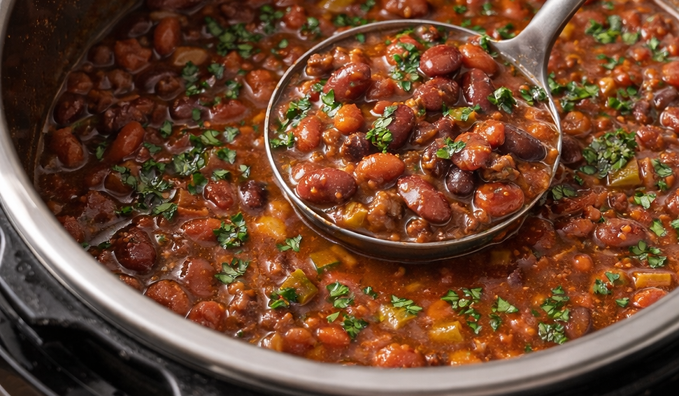 A simple Instant Pot red bean batch you can dump into soups, chili, and bowls all week. Cheap, filling, freezer-friendly, and the kind of “make once, use everywhere” base that keeps dinner moving.