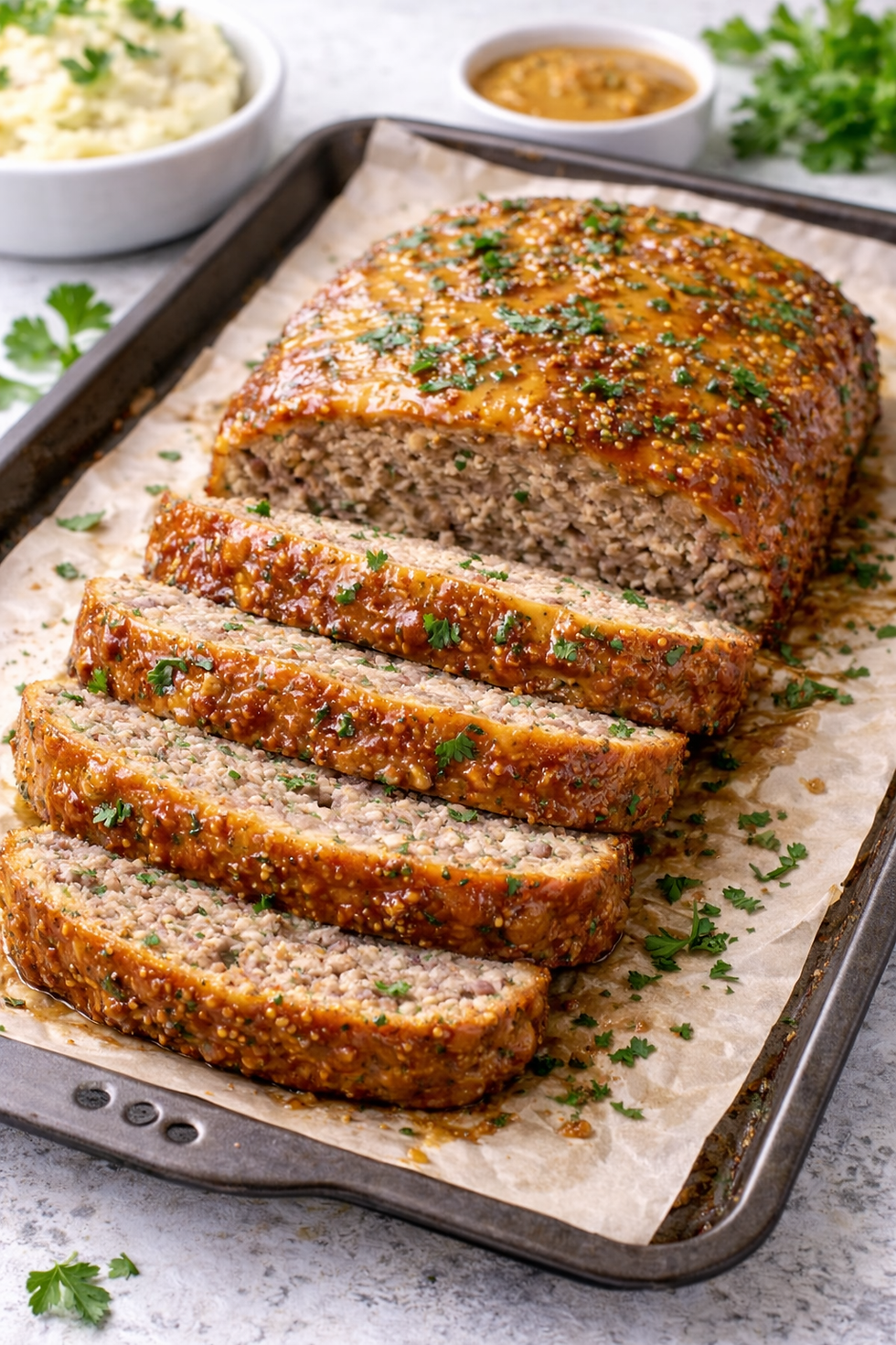 BBQ meatloaf mixture portioned for the freezer, batch cooking dinner prep