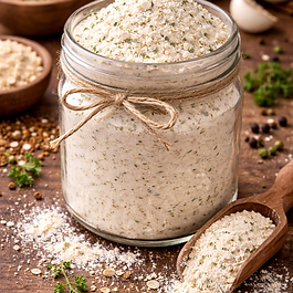 A homemade pantry mix that replaces canned “cream of” soups—just whisk into butter, broth, and milk for a quick creamy base.