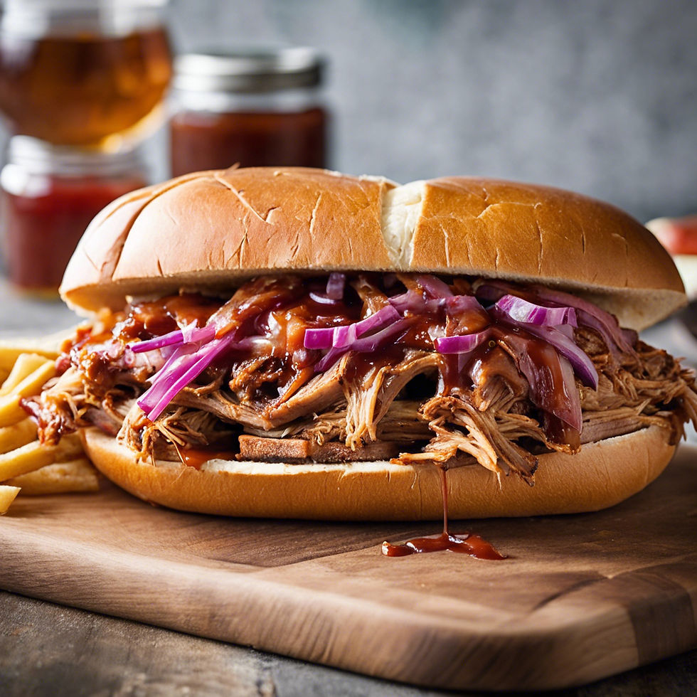 Maple BBQ Pulled Pork Sammy