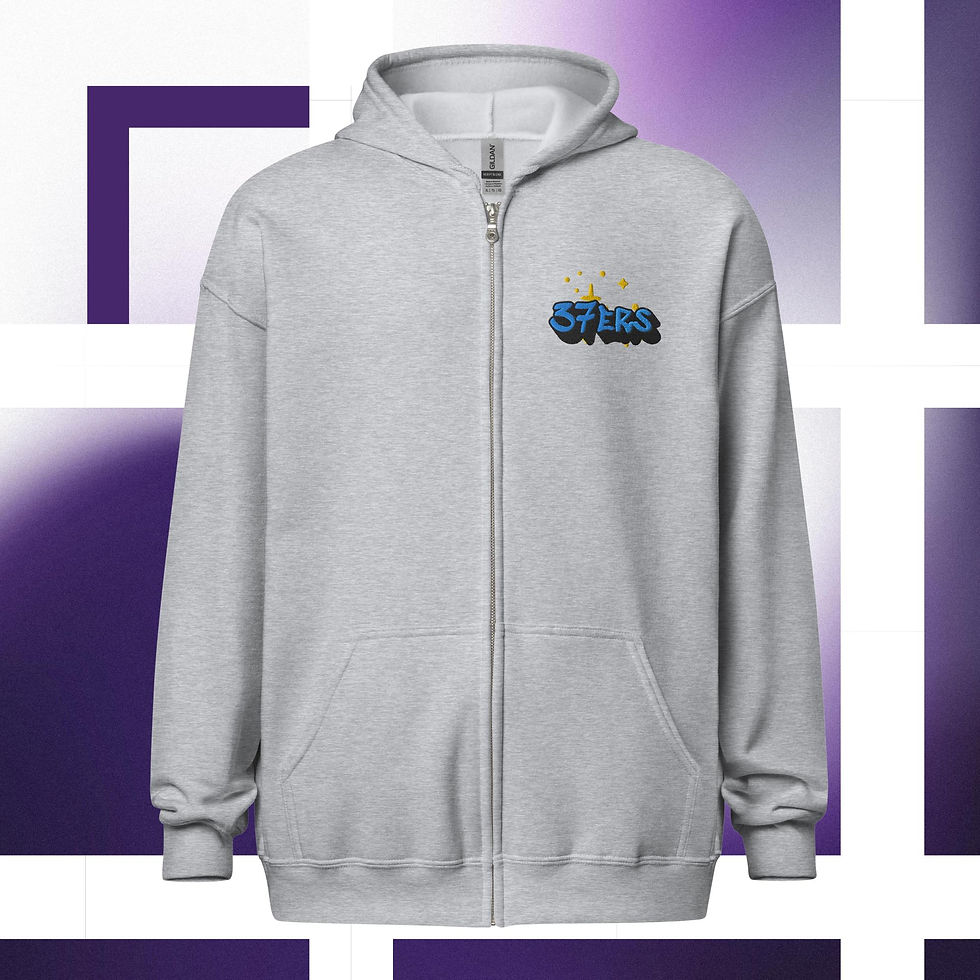 Miniaturbild: 37ers Unisex heavy blend zip hoodie