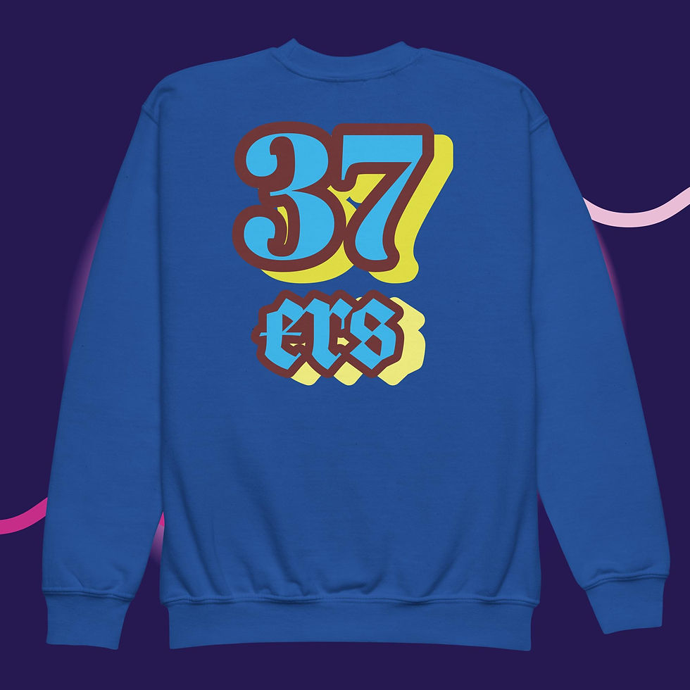 Miniaturbild: 37ers Sweatshirt mit Rundhalsausschnitt für Jugendliche