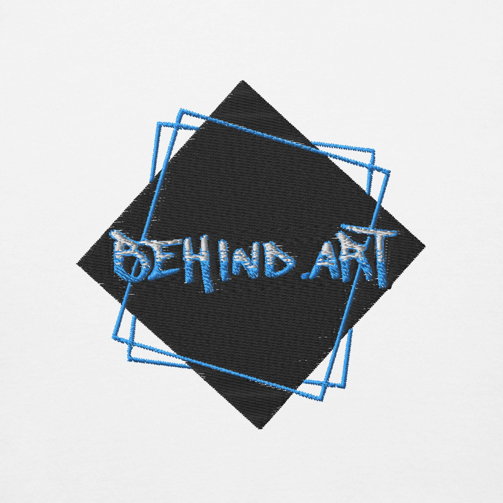 Behind.Art Gestickter Unisex Premium Sweatshirt