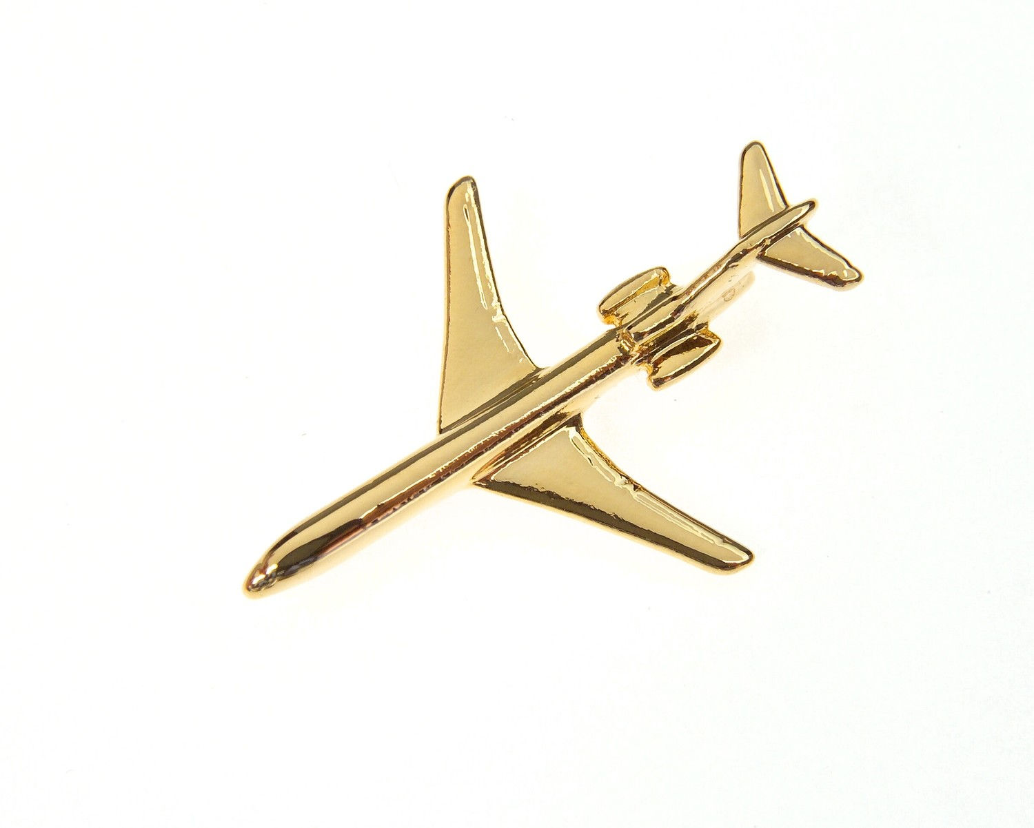Boeing 727 Gold Plated Tie / Lapel Pin
