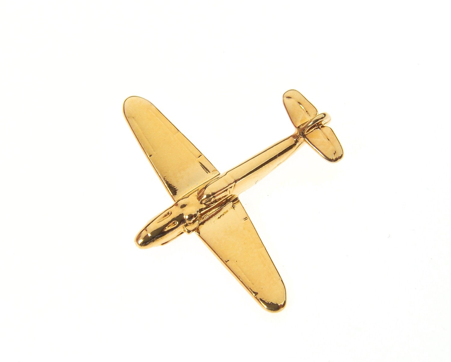 Messerschmitt Me109 Gold Plated Tie / Lapel Pin