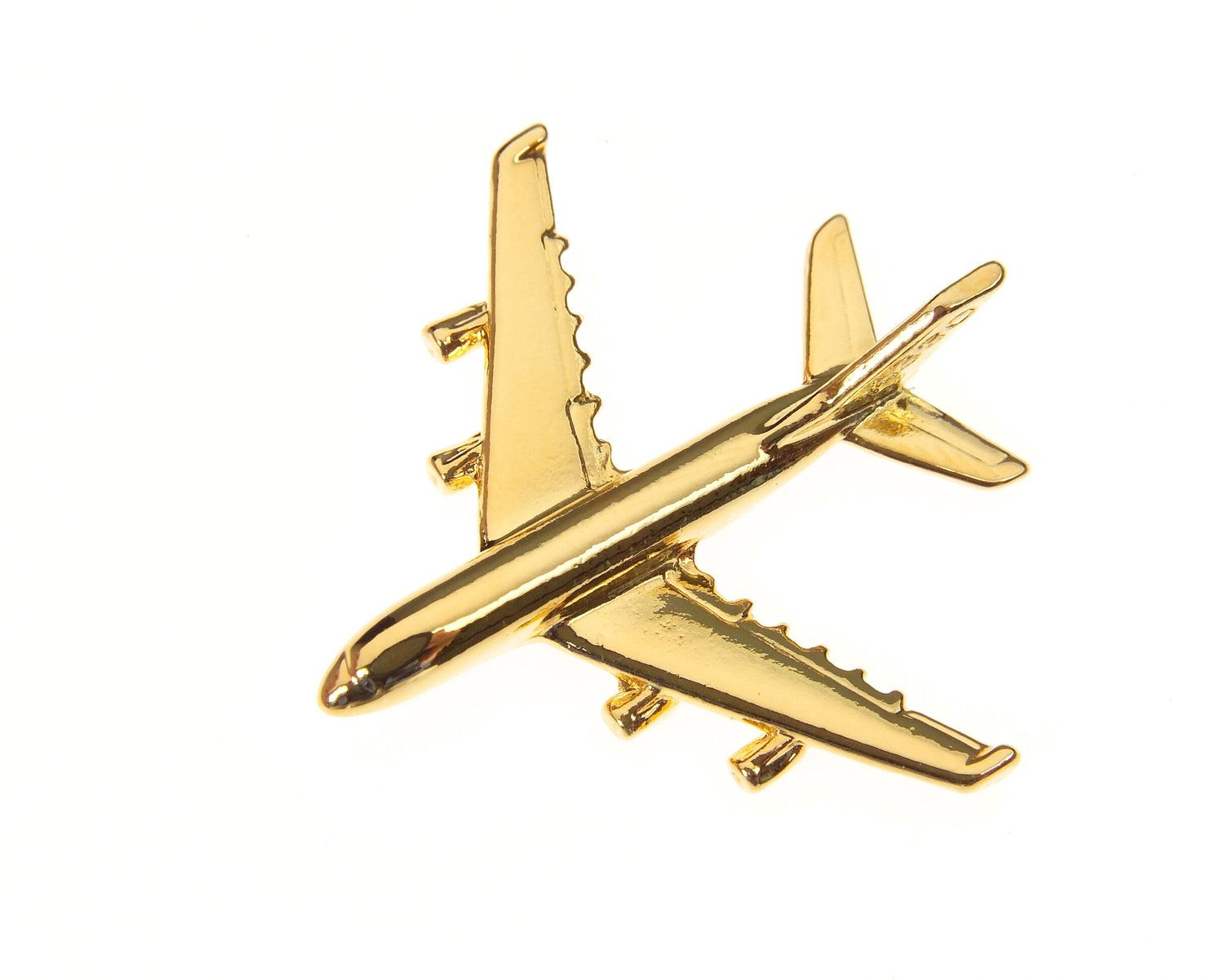 Airbus A380 Gold Plated Tie / Lapel Pin