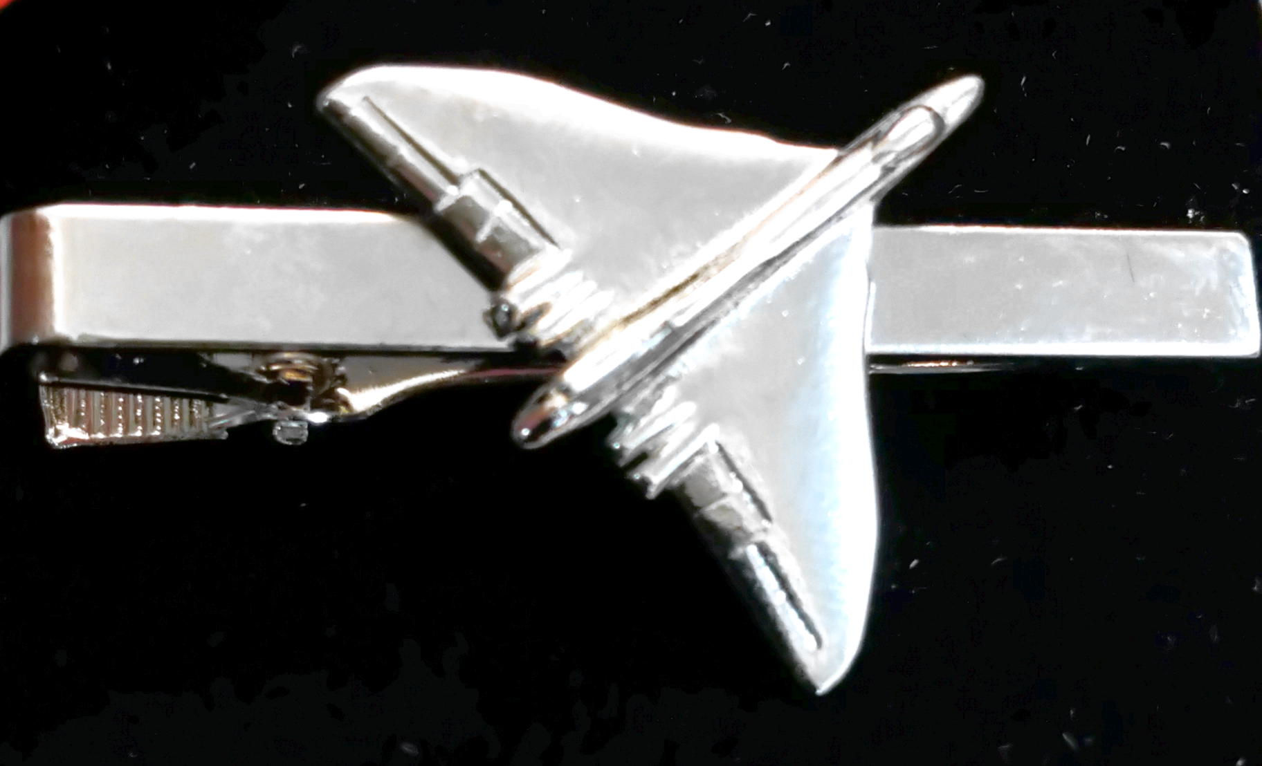 Vulcan Tie Bar / Clip Nickel Plated