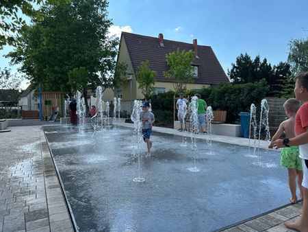 Einweihung des neuen Schwanenplatzes in Waldsee – Fontänenfeld als Herzstück