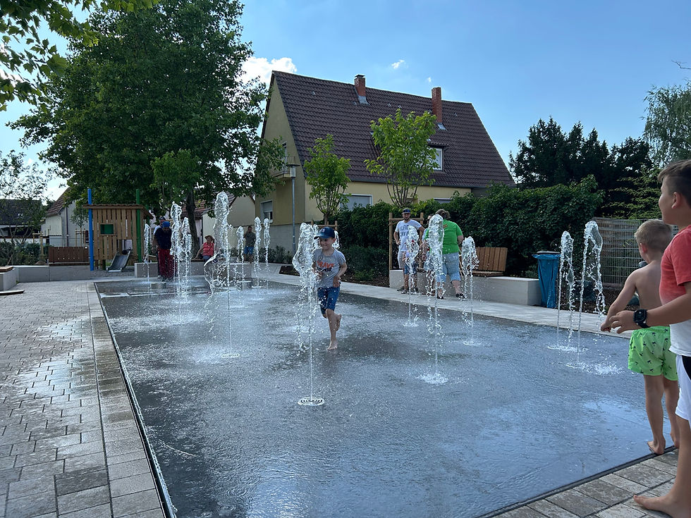 Einweihung des neuen Schwanenplatzes in Waldsee – Fontänenfeld als Herzstück
