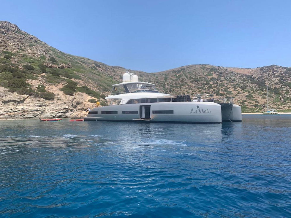 Crewed yacht charter Paros