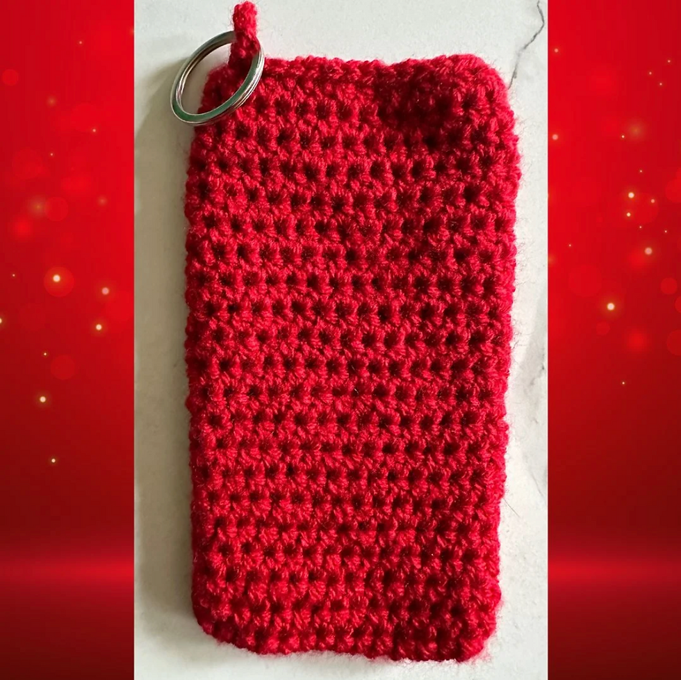Thumbnail: Crochet Cellphone Carrier Tote