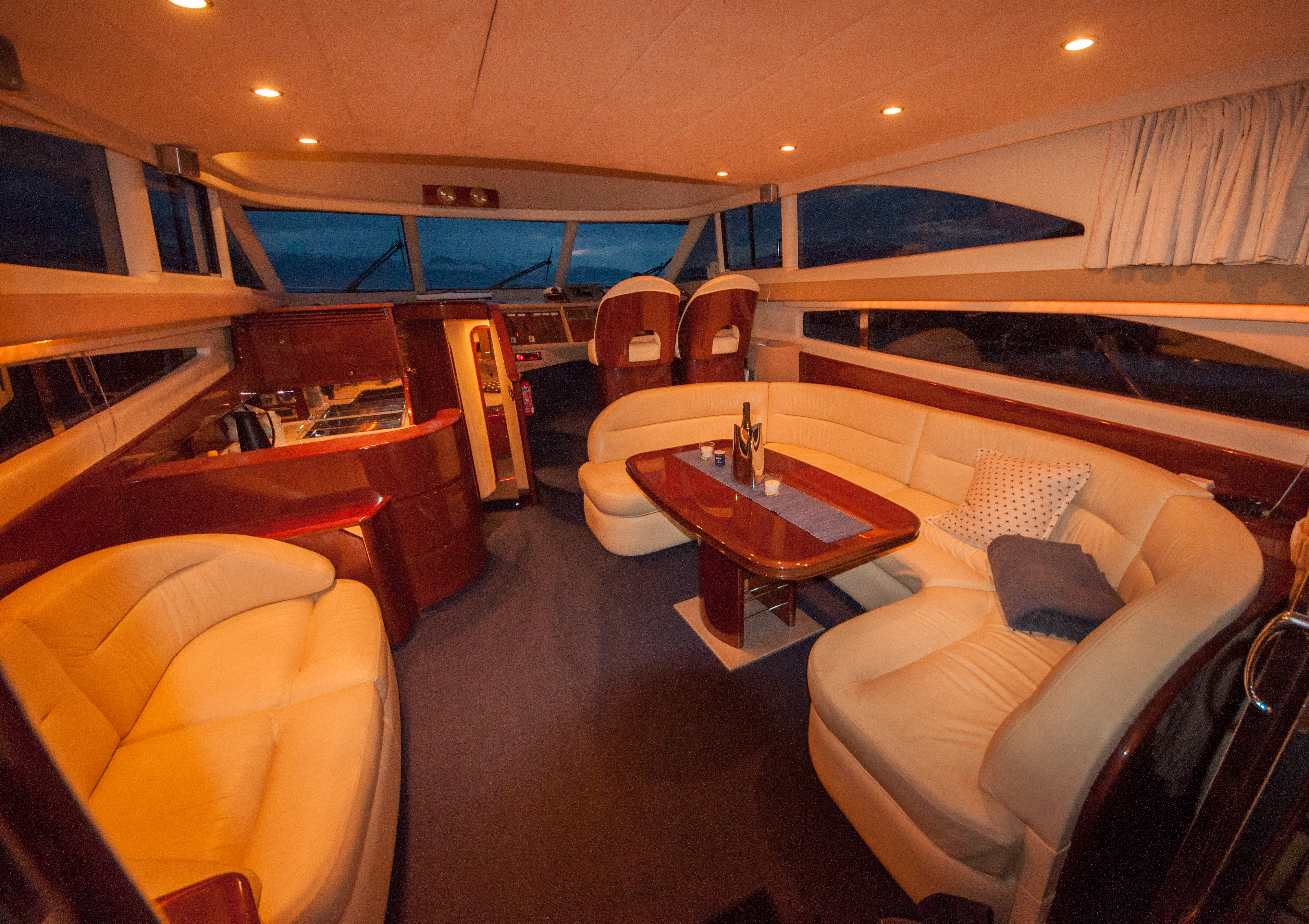 Boat interior, fjordcruise