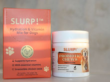 Chico test SLURP! Onze eerlijke ervaring met Hydration & Vitamin Mix en Probiotic Chews