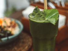 Recept voor een groene smoothie met spinazie en banaan!