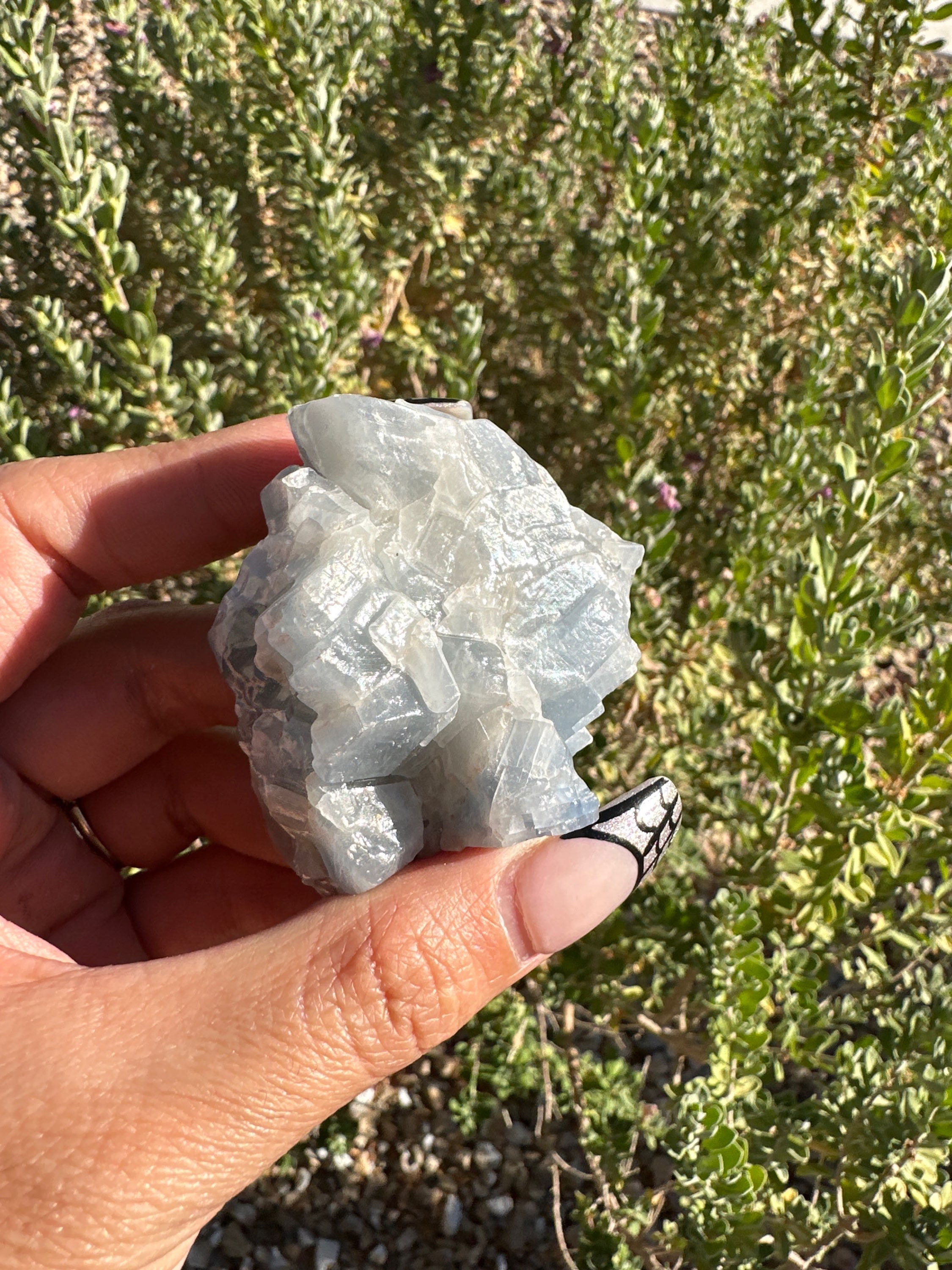 Raw Blue Calcite 
