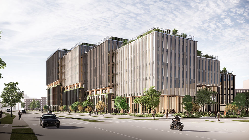 Træbyggeri/CLT, Danmarks højeste træbyggeri, 36 m.