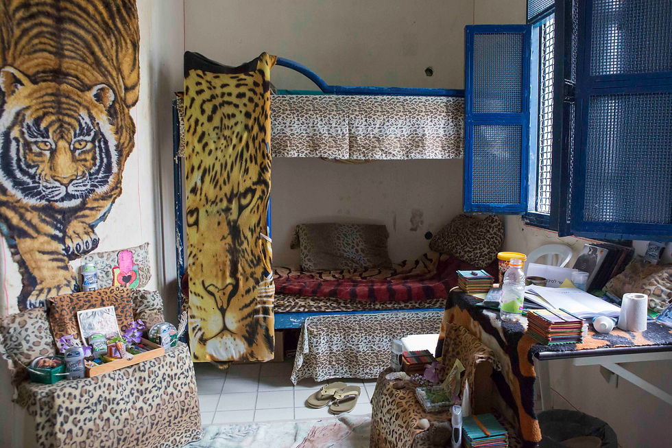 חדר אסירים בכלא אופק לבני נוער וצעירים (בני 18-14), במתחם בתי הכלא והמעצר השרון שליד תל מונד. בכלא ארבעה אגפים ו-246 מיטות. העבירות השכיחות ביותר שבגינן שפוטים הצעירים הן הפרת הסדר הציבורי, קטטות, תקיפות, שוד, אחזקת אמל”ח וסמים, עבירות מין, ניסיון הריגה ורצח.