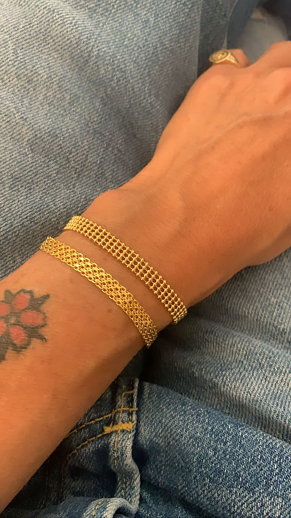 תמונה ממוזערת: צמיד נטי מצופה זהב