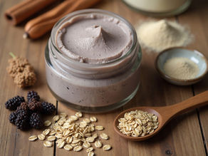 Glow Naturally: Homemade Skin Brightening Wash-Off Face Mask with Dried Mulberries