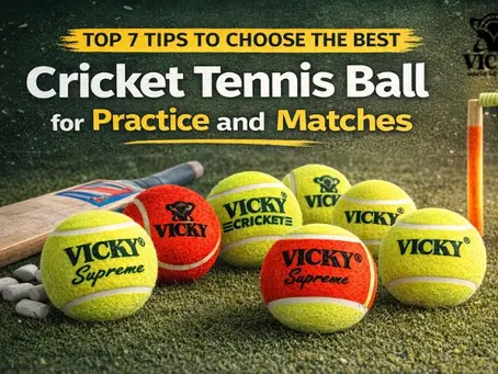 Top 7 Tips to Choose the Best Cricket Tennis Ball for Practice and Matches