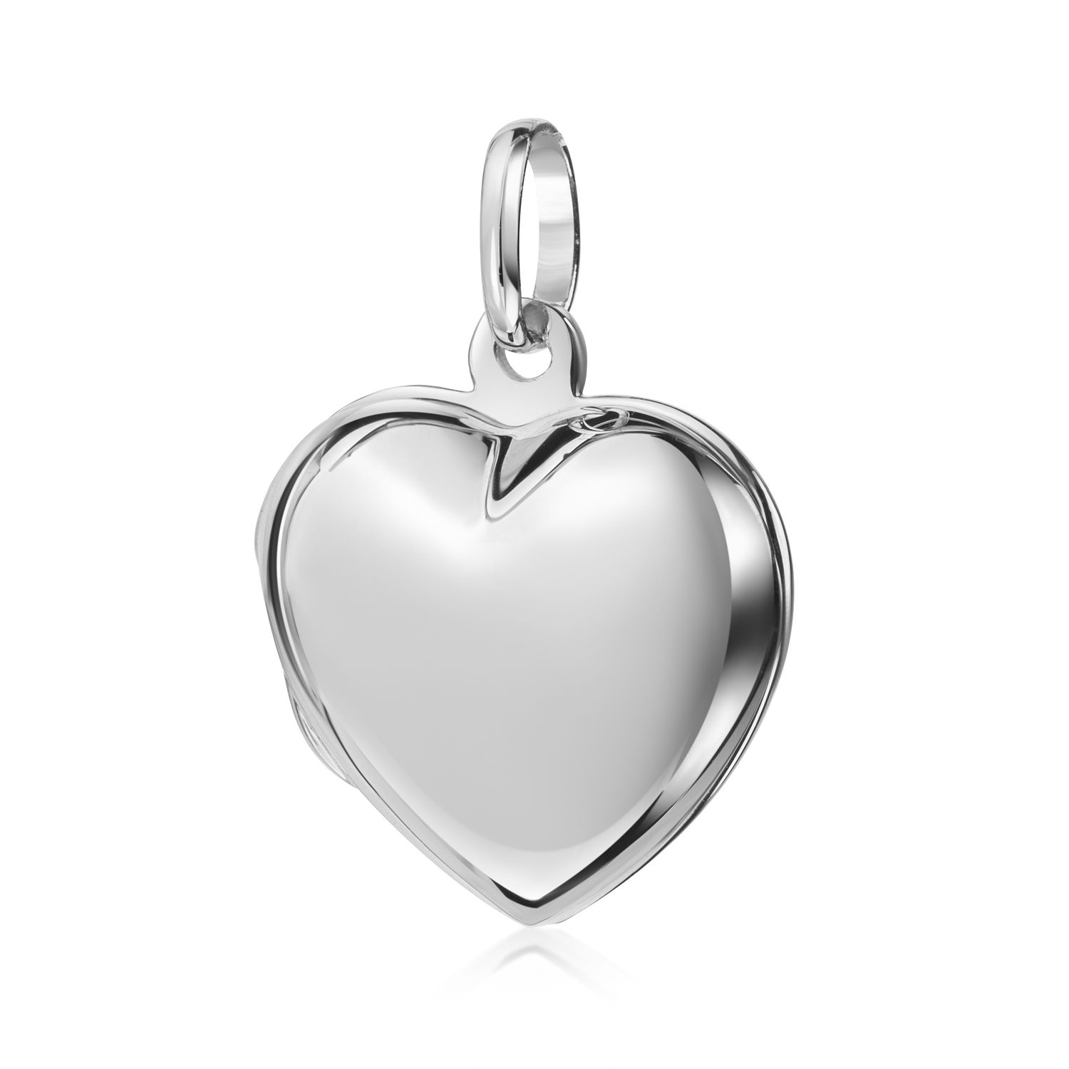 Medaillon Herz bauchig, Silber 925/000, TL06200