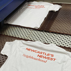 Screen printed t-shirts 