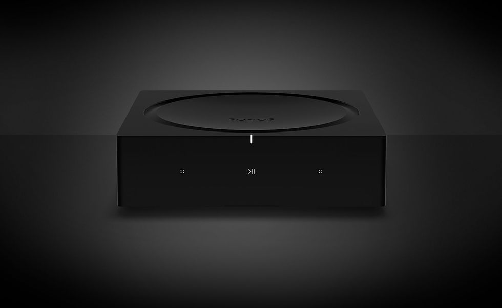 Miniature : Amplificateur audio noir élégant