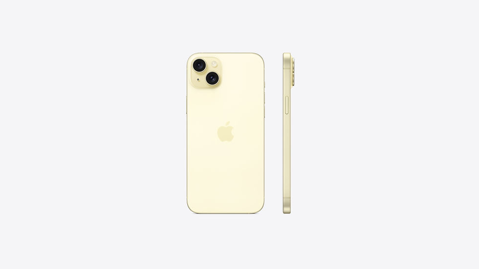 Miniature : iPhone 15 Plus jaune, 256 Go, neuf