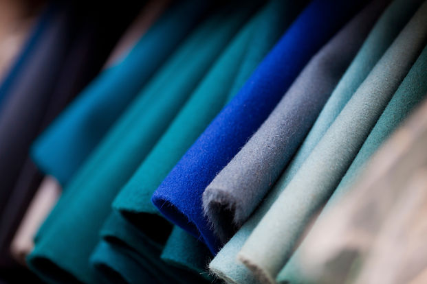 Colorful Fabric Rolls