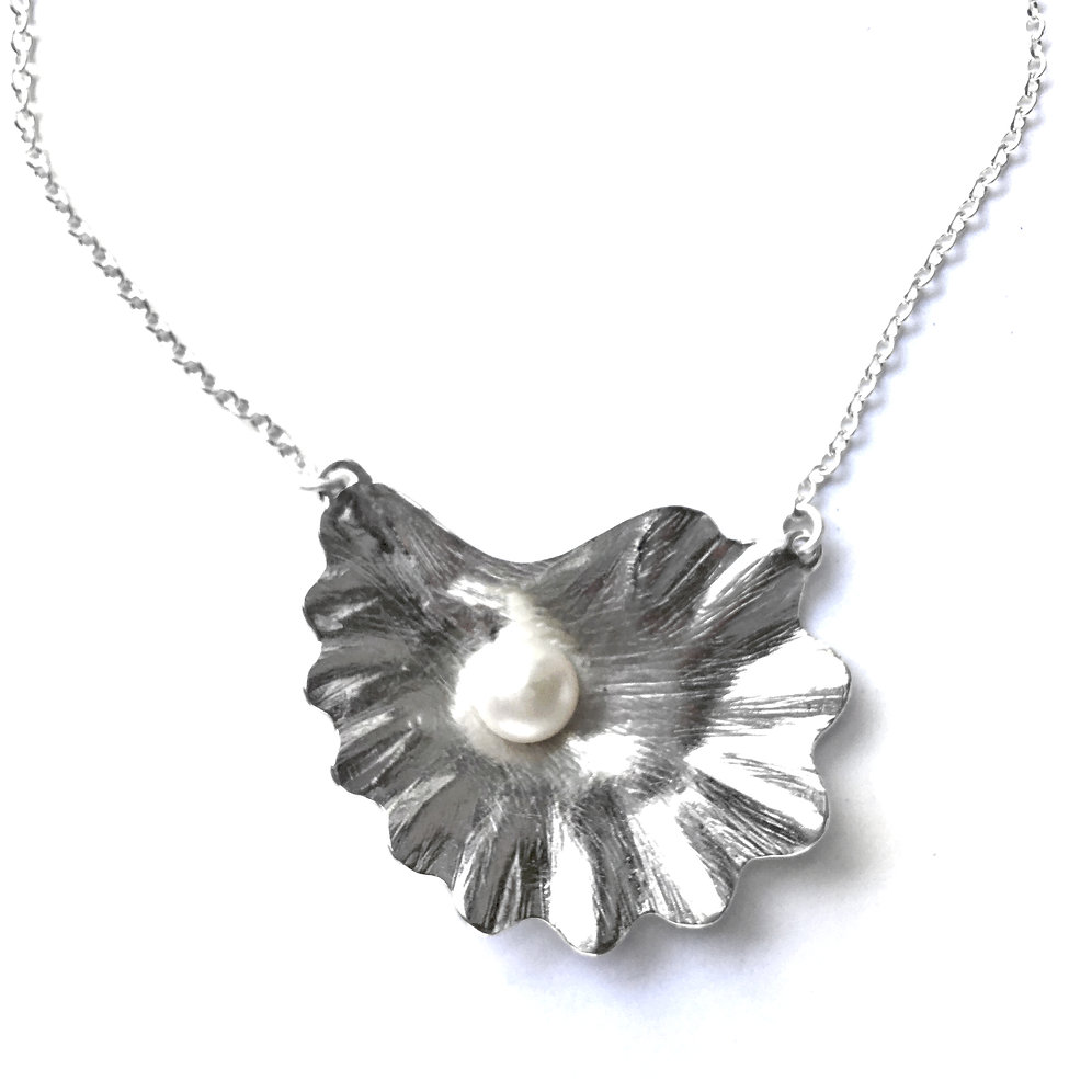 Oyster pearl necklace kits Clearance