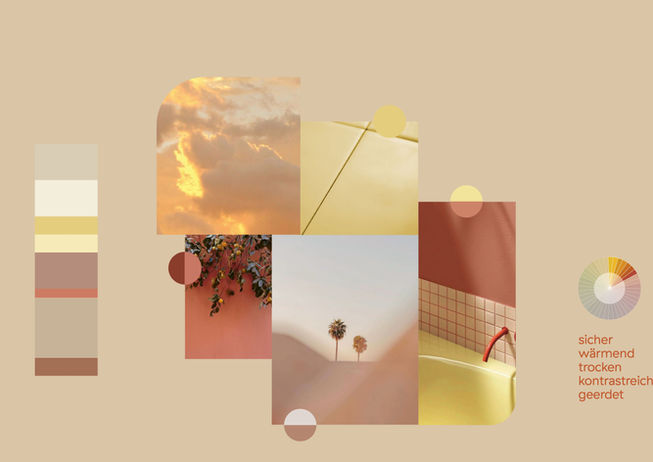 Moodboard Nasszelle Bewohnerzimmer