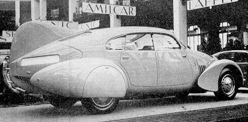 1936 Peugeot 402 Andreau at the Paris Salon