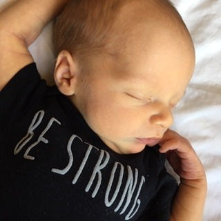 My baby taught me to be strong in the Lord