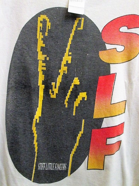 サムネイル： 【used】STIFF LITTLE FINGERS (スティフ・リトル・フィンガーズ) カットオフTシャツ