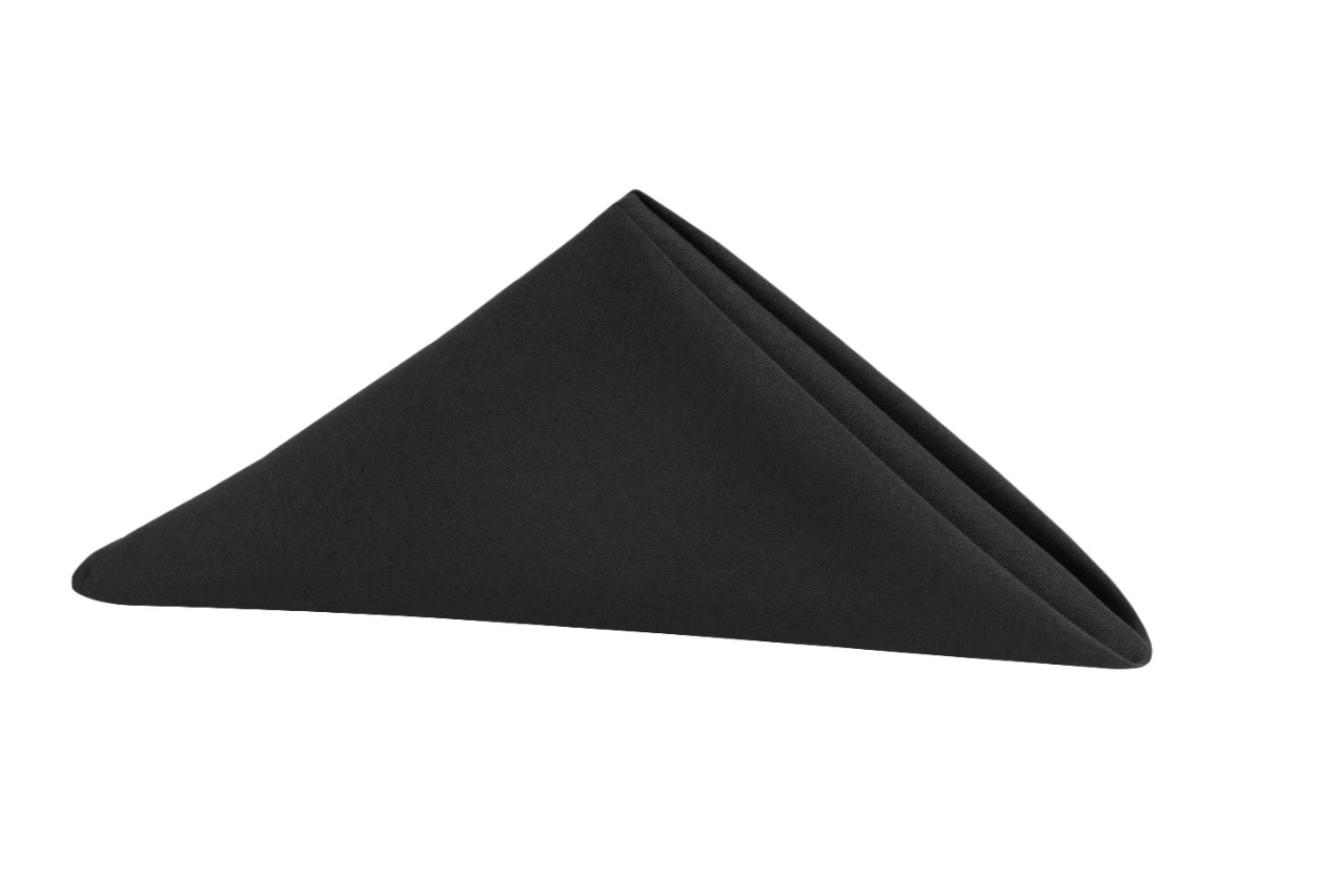 Black Polyester Napkins