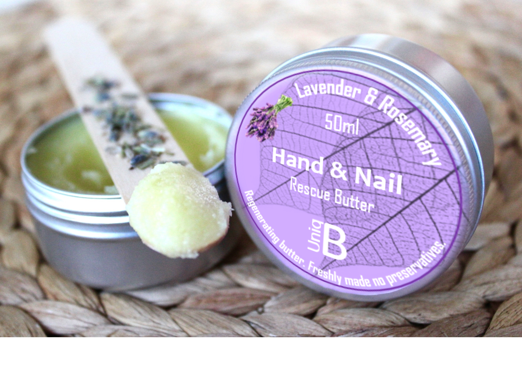 Lavender Hand & Nail Rescue Lipo-Butter 50ml